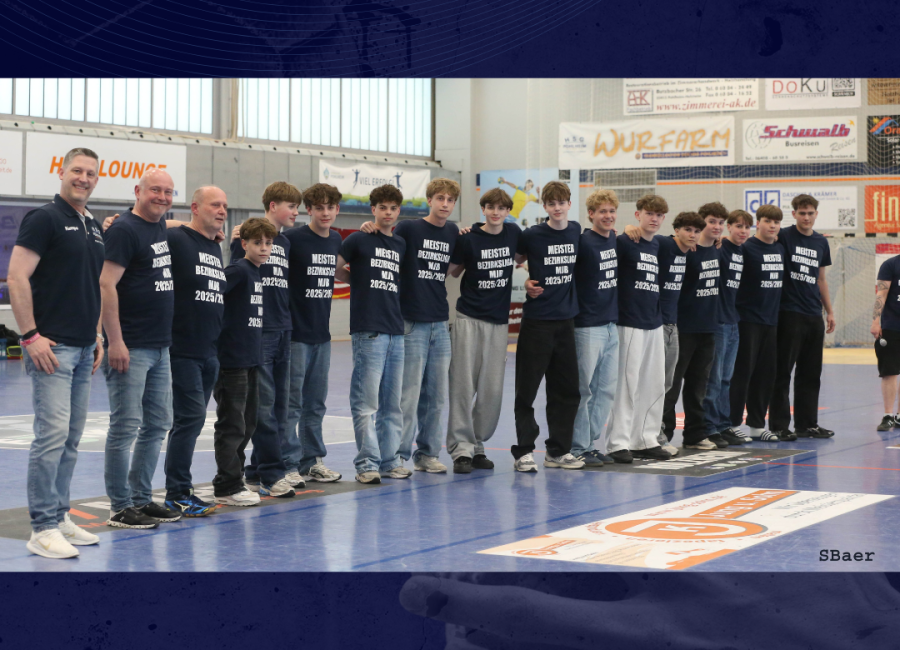 Was für eine Saison. Was für ein toller Erfolg. Männliche B-Jugend gewinnt Meisterschaft.